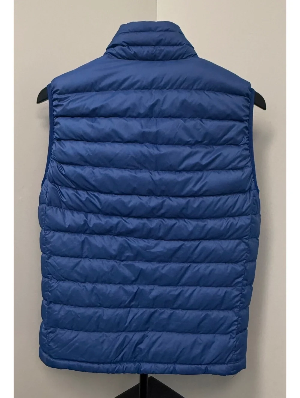 Patagonia Men’s Size Small Full Zip Down Sweater Vest Puffer Goose Channel Blue